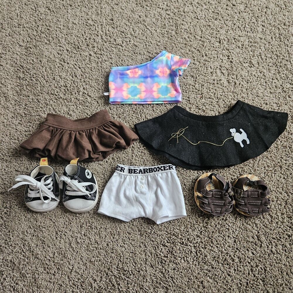 Build a Bear Workshop Clothes/Shoes Lot